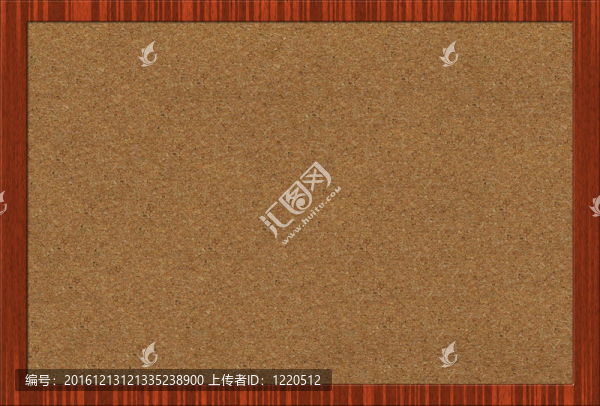 空木軟木告示板與木框隔離