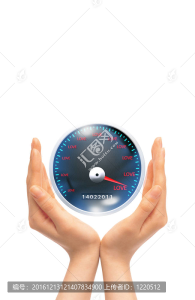 在手心