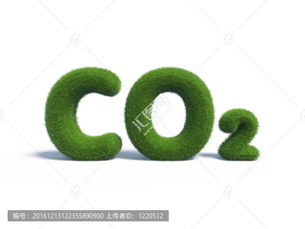 二氧化碳綠草的字母形式