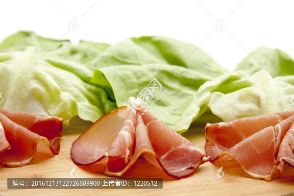 火腿生菜片