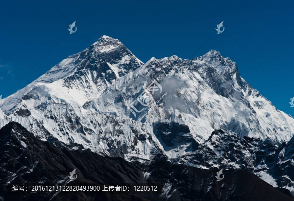 珠峰；努布策山和洛峰：世界之巔