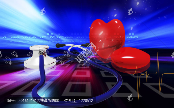 聽診器和心臟