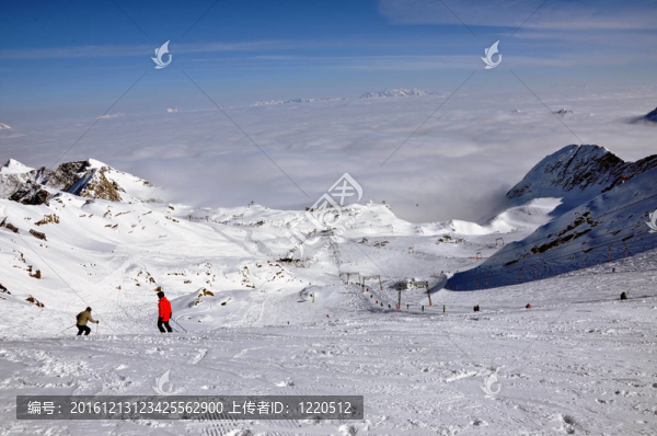 kitzsteinhorn奧地利阿爾卑斯滑雪勝地；