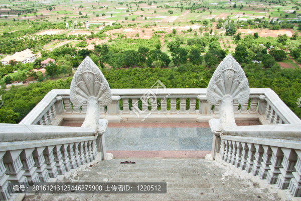 柬埔寨寺樓梯