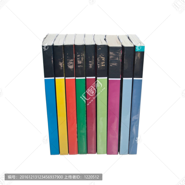 成堆的彩色真書