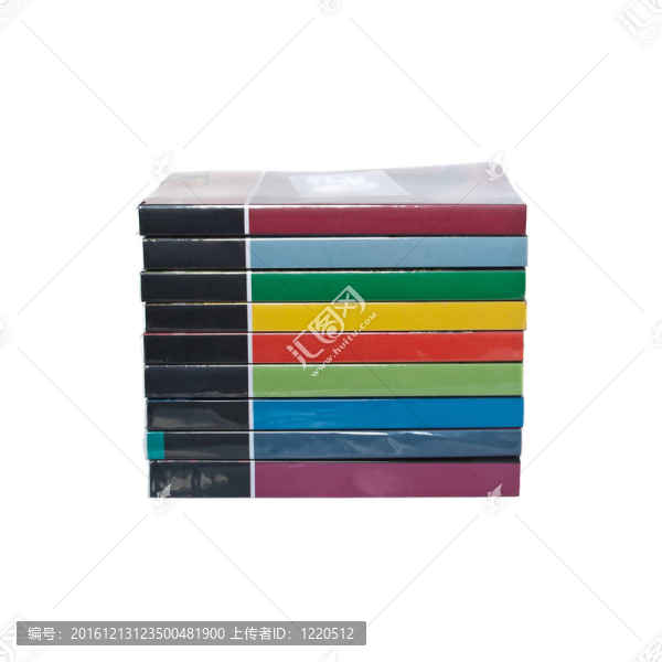 成堆的彩色真書