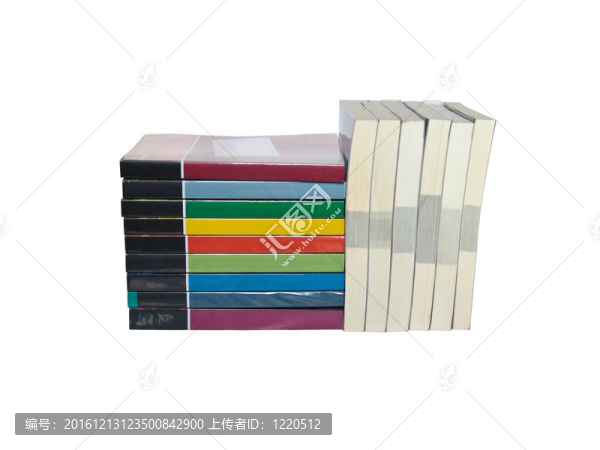 成堆的彩色真書