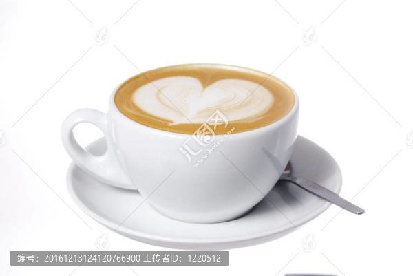 心設(shè)計(jì)的拿鐵杯。