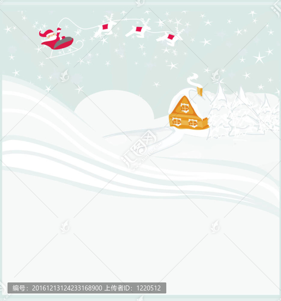 Santa新年快樂卡