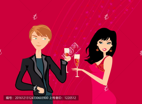 年輕夫婦調(diào)情喝酒