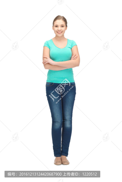 快樂無憂無慮的少女