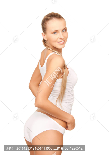 純棉內(nèi)衣美女