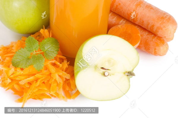 玻璃與carrot,juice