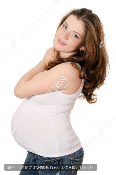懷孕的女人