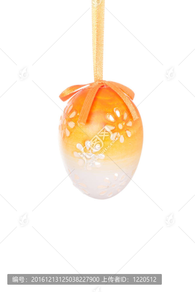 帶白色背景的節(jié)日弓復(fù)活節(jié)彩蛋