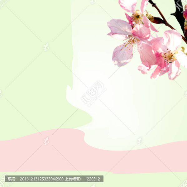 簡單櫻花背景