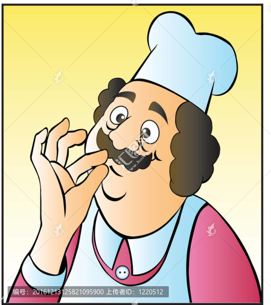 廚師的卡通