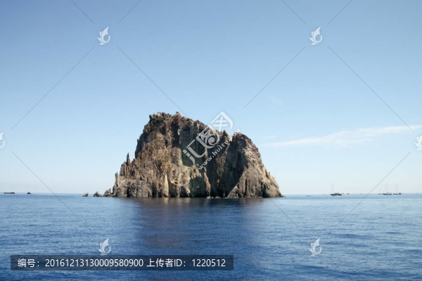 strombolicchio在Aeolian,Islands