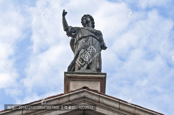 圣阿戈斯蒂諾教堂。皮亞琴察。Emilia,Romagna。意大利.