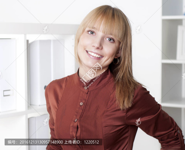 美麗商業(yè)女性肖像