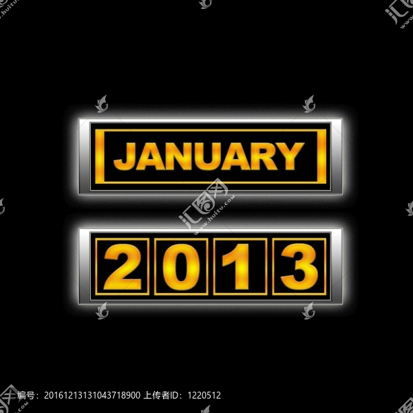 一月2013。