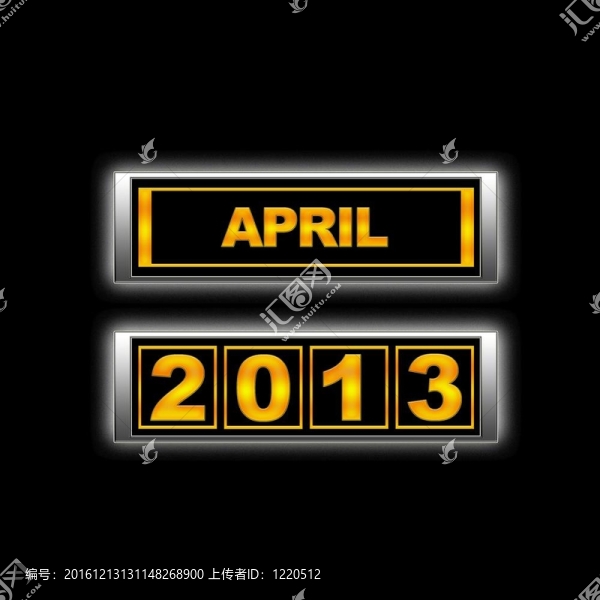 四月2013。