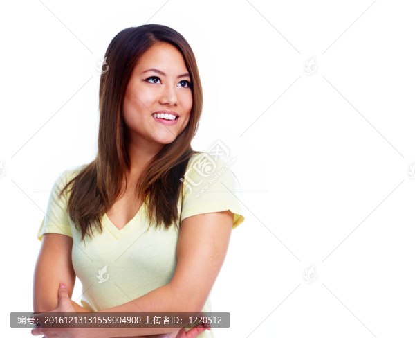 快樂的女孩。