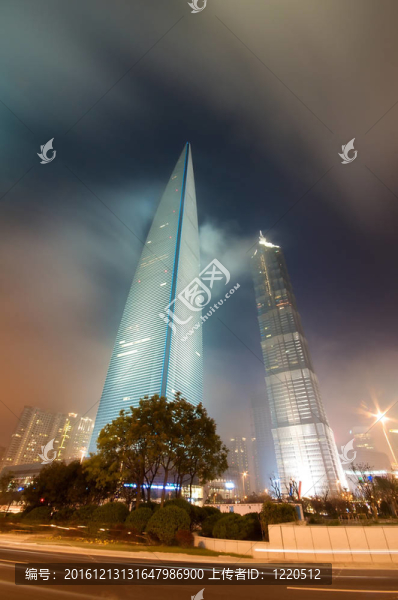 上海夜間建筑