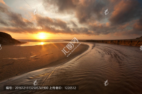 加利福尼亞海灘在森塞特