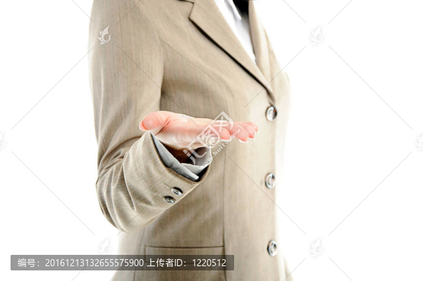 手持或贈(zèng)送某物的女性手