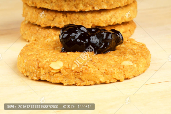 松脆的餅干