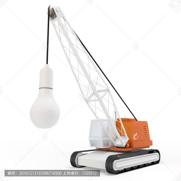 帶燈三維起重機