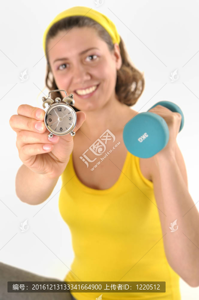 健身女性肖像