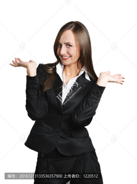 快樂的女商人