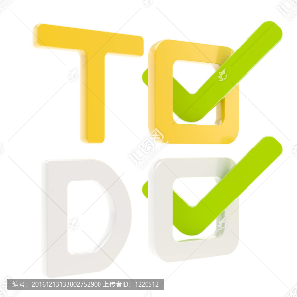 待辦事項清單；勾選在復選框中