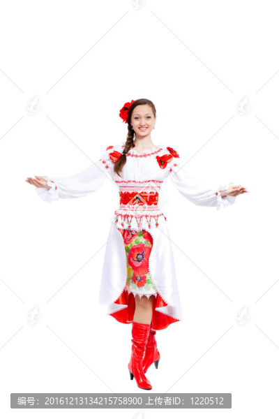 穿傳統(tǒng)衣服的女孩