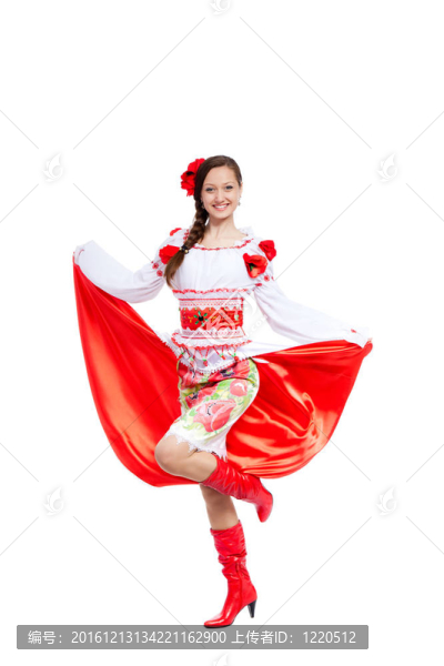 穿傳統(tǒng)衣服的女孩
