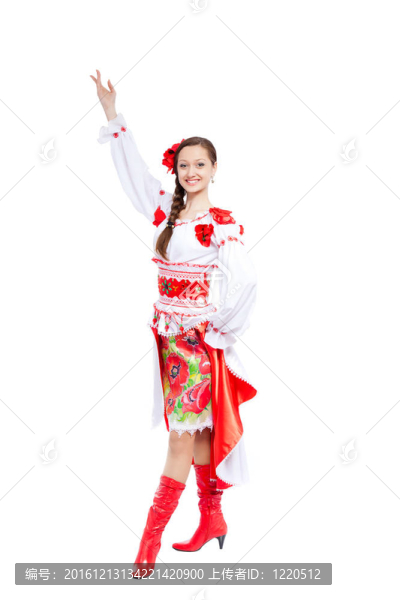 穿傳統(tǒng)衣服的女孩