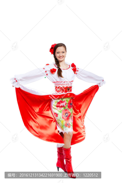 穿傳統(tǒng)衣服的女孩