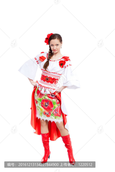 穿傳統(tǒng)衣服的女孩