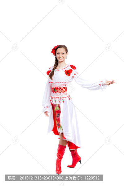 穿傳統(tǒng)衣服的女孩
