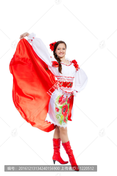 穿傳統(tǒng)衣服的女孩