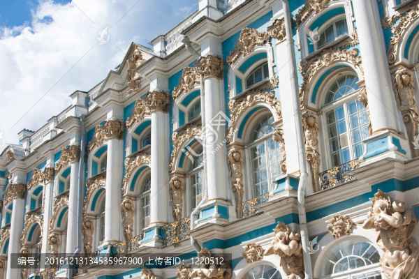 凱瑟琳宮；位于Tsarskoye,Selo鎮(zhèn)（膿