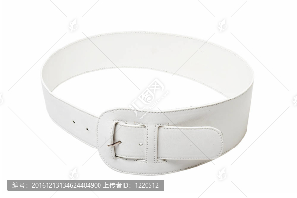 白色皮帶