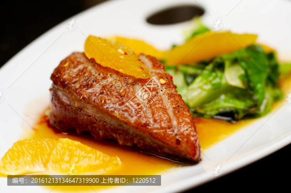 烤鴨胸魚片