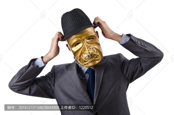 商人用面具掩飾自己的身份