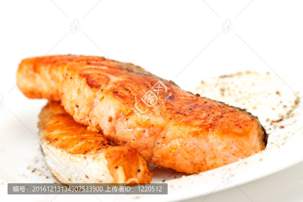 煎鮭魚醬