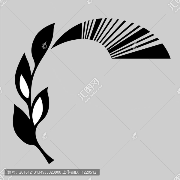 灰色背景抽象符號(hào)；插圖