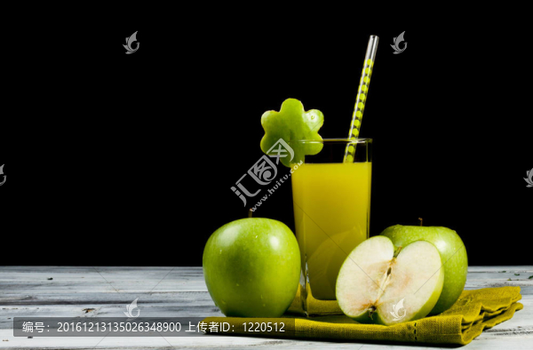 綠色蘋果汁