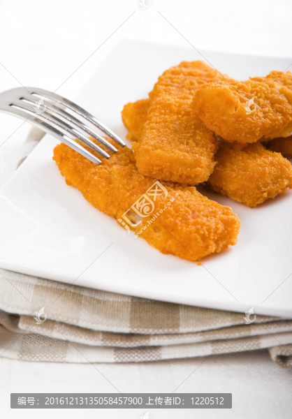 炸魚(yú)條。Bastoncini,di,pesce。